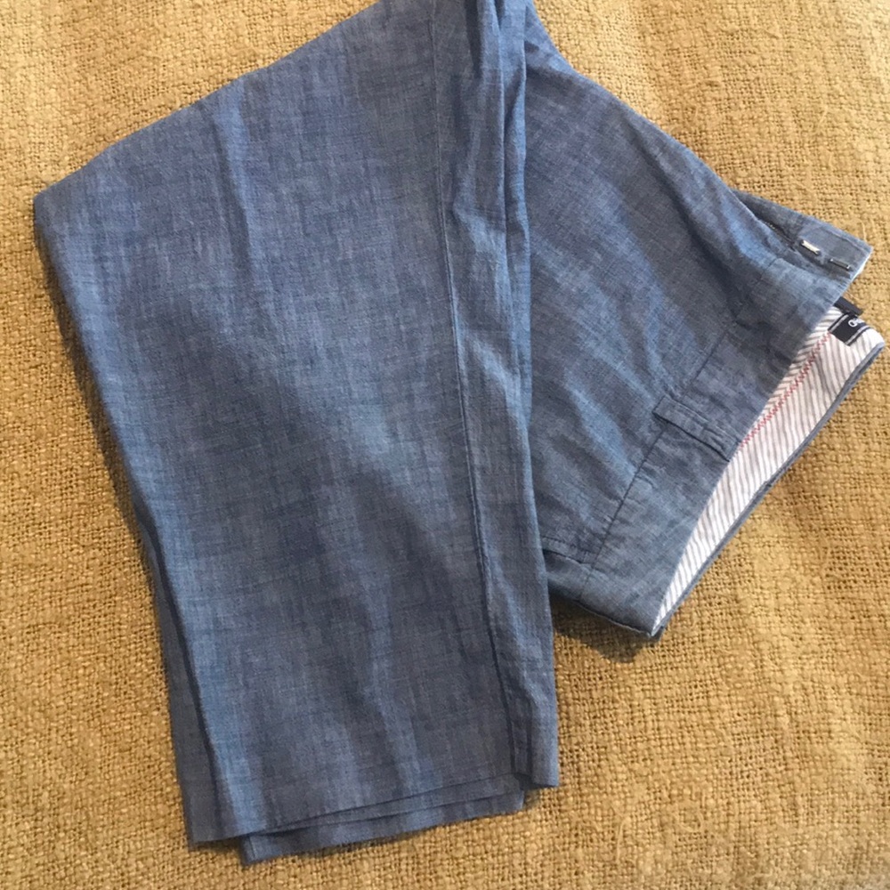⚡️ Lands End Chambray Crops ⚡️